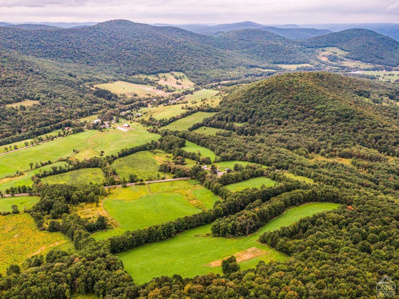 Food forest site — aerial view